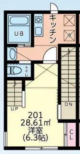 メゾン・フルール町田【2階】の間取り