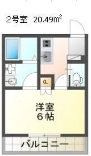 ビッグブリッジ八王子【302号室】の間取り