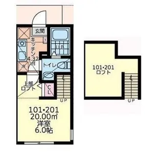 プラージュ【1階】の間取り