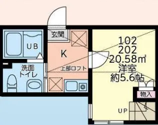 Sri Pullanna Ikuta【102号室】の間取り