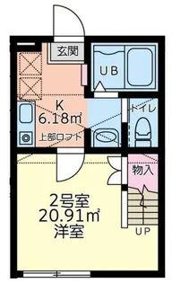 メゾンクレア【1階】の間取り