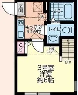 North Belles【2階】の間取り