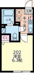 カサ・ソラールさがみ野【2階】の間取り