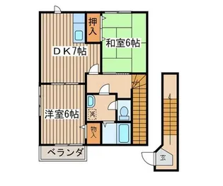 エトワール弐番館【1階】の間取り