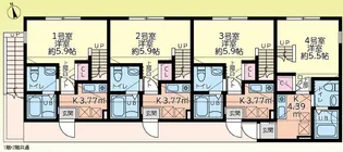 クレール霞【102号室】の間取り