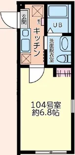 オリーブ藤沢【1階】の間取り