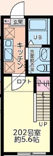 オリーブ藤沢【2階】の間取り