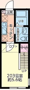 オリーブ藤沢【2階】の間取り