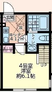 アバーロ橋本【104号室】の間取り