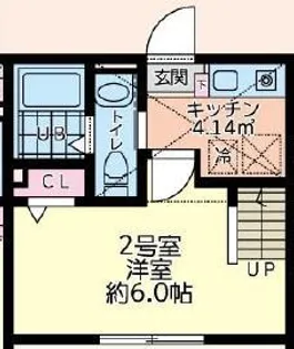 アバーロ橋本【202号室】の間取り