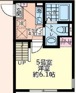 アバーロ橋本【205号室】の間取り