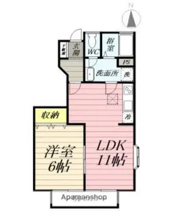 エクセレント・クレオ【103号室】の間取り