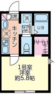 アクセス西谷鶴ヶ峰【301号室】の間取り