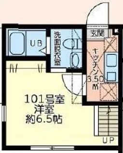 リアンスコートRS【1階】の間取り