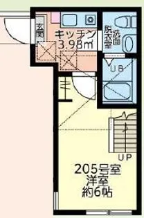 リアンスコートRS【2階】の間取り