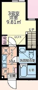ブリックス本厚木【203号室】の間取り