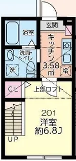 フルリール大和【2階】の間取り