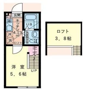 アルブル港南中央【2階】の間取り