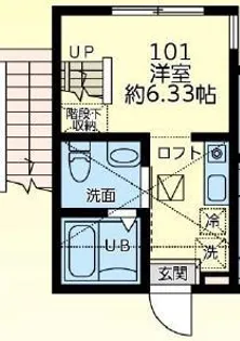 仮)シティハイツ東柏ケ谷1丁目【101号室】の間取り