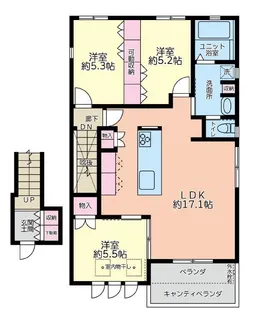 エルアージュ【105号室】の間取り