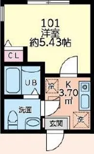 パークテラス立場【1階】の間取り