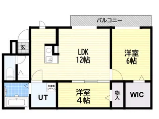 メゾンラフィーネ【1階】の間取り