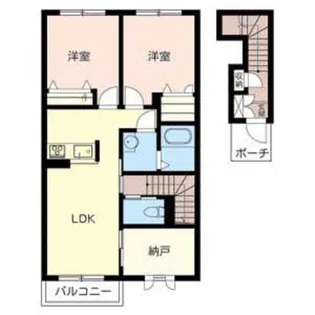 シャーメゾン桜【2階】の間取り