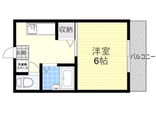 万葉レジデンス【1階】の間取り