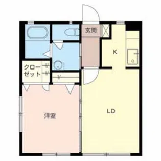 ヴィラコートD【2階】の間取り