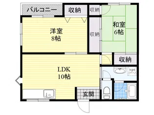 グリーンコーポ真美ケ丘【3階】の間取り
