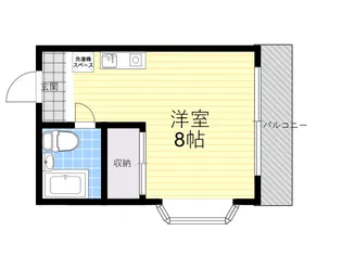 グランピア神宮【303号室】の間取り