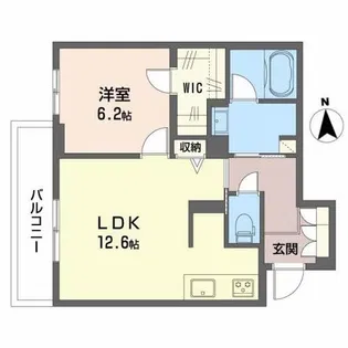 シャーメゾン五位堂【3階】の間取り