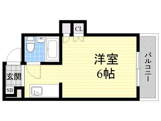 あすかユニハウス【1階】の間取り