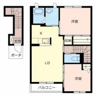 フェリーチェC【2階】の間取り