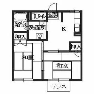 パールハイツ【1階】の間取り