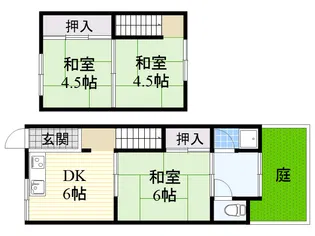 オレンジハイツ【1階】の間取り