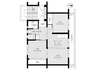 ビレッジハウス大淀3号棟【5階】の間取り