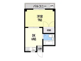 フローラ真菅【2階】の間取り