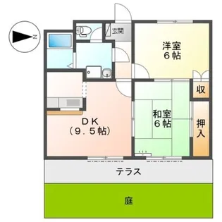 サンクレスト【1階】の間取り