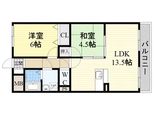 アヴニール【3階】の間取り
