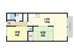 藤井ハイツ【205号室】の間取り