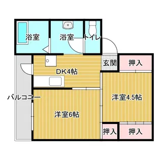 ヴィラナリー巻向【5階】の間取り