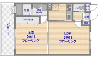 エンクレスト天神南3【10階】の間取り