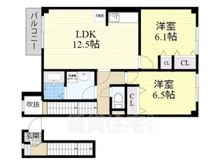 ラディエI【2階】の間取り