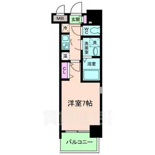 エス・キュート尼崎【9階】の間取り