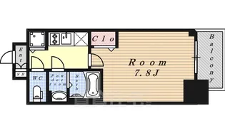 プレサンス丸の内雅殿【4階】の間取り