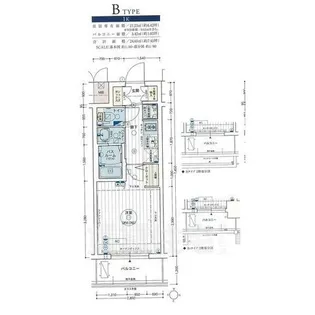 エステムコート名古屋金山ミッドクロス【6階】の間取り