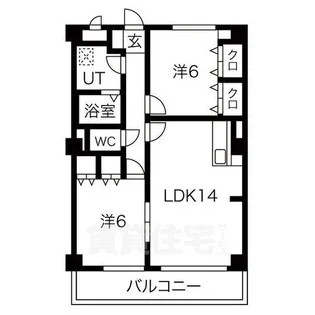 エスポワールメゾン神郷【5階】の間取り