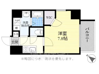 エスリード名古屋東別院【7階】の間取り