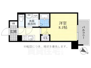 エスリード名古屋東別院【6階】の間取り